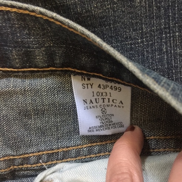 NAUTICA Atlantic Stretch Bootcut Jeans 10X31 - Picture 9 of 10